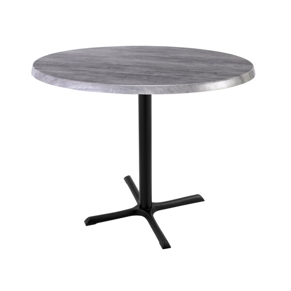 36" Tall In/Outdoor All-Season Table, 36" dia. Greystone Top